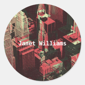 In the city ronde sticker