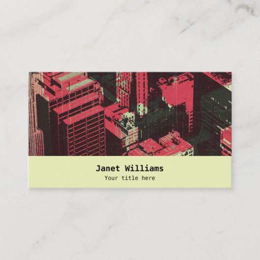 In the city visitekaartje (Voorkant)