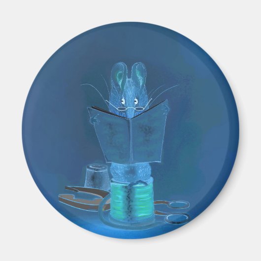 'In the Dark' 3" Ronde ijskastmagneet Magneet (Voorkant)