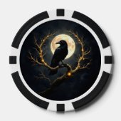 In the Darkness of the Night” – The Moon’s Silent  Poker Chips (Voorkant)