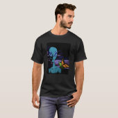 In The Ether - Buitenaards Alien en fliegen T-shirt (Voorkant volledig)