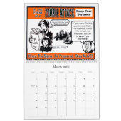 IN THE EVENT OF A ZOMBIE ATTACK Calendar Kalender (Mar 2026)