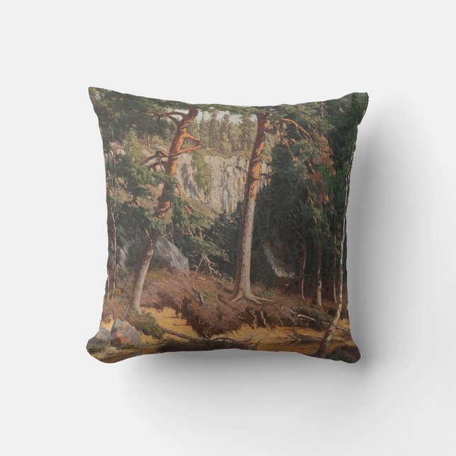 "In the Forest" gooien we kussen (Voorkant)