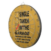 IN THE GARAGE BUILDING A HOT ROD DARTBORD (Voorkant Rechts)