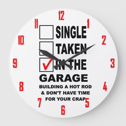 IN THE GARAGE BUILDING A HOT ROD GROTE KLOK (Voorkant)