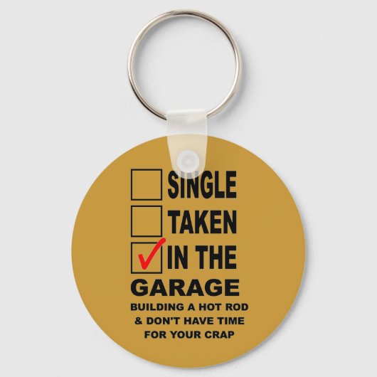 IN THE GARAGE BUILDING A HOT ROD SLEUTELHANGER (Voorkant)