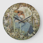 In the Garden, Giverny by Frederick Frieseke Grote Klok (Voorkant)