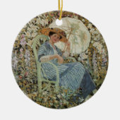 In the Garden, Giverny by Frederick Frieseke Keramisch Ornament (Voorkant)