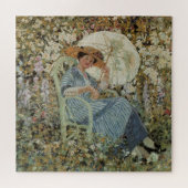 In the Garden, Giverny by Frederick Frieseke Legpuzzel (Horizontaal)