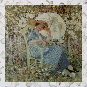 In the Garden, Giverny by Frederick Frieseke Legpuzzel