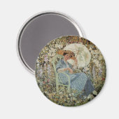 In the Garden, Giverny by Frederick Frieseke Magneet (Voorkant / Achterkant)