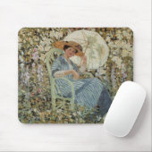 In the Garden, Giverny by Frederick Frieseke Muismat (Met muis)