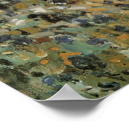 In the Garden, Giverny by Frederick Frieseke Poster (Hoek)