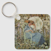 In the Garden, Giverny by Frederick Frieseke Sleutelhanger (Voorkant)