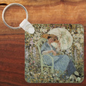 In the Garden, Giverny by Frederick Frieseke Sleutelhanger (Voorkant)