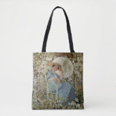 In the Garden, Giverny by Frederick Frieseke Tote Bag (Voorkant)
