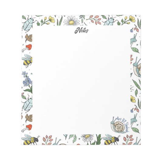 In the Garden Notepad Notitieblok (Voorkant)