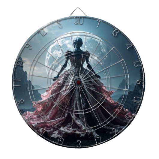 In the glow of the moon dartbord (Voorkant)