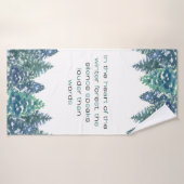 In The Heart Of The Winter Forest Badhanddoek (Badhanddoek)