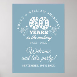 In The Making 60th Anniversary Welkomstbord Poster
