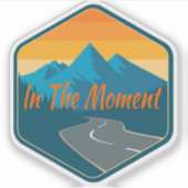 In The Moment die cut sticker 3x3 (Voorkant)
