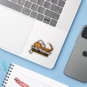 In The Moment Pickleball Die Cut Sticker (Laptop met iPhone)