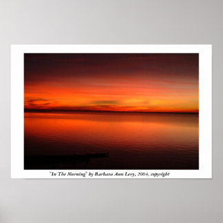 In The Morning by Barbara Levy, 2004, copyright Poster