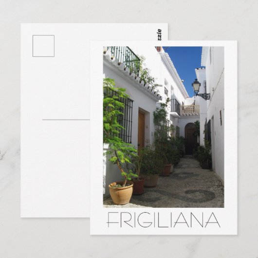 In the Narrow Streets of Frigiliana, Spain Briefkaart (Voorkant / Achterkant)