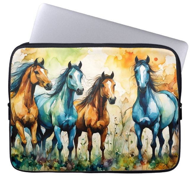 In the Pasture Laptop Sleeve (Voorkant)