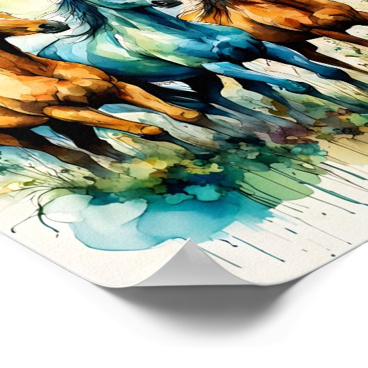 In the Pasture Poster (Hoek)