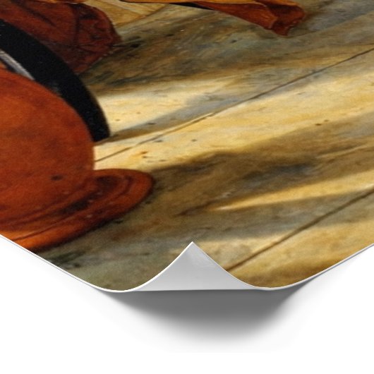 In the Peristyle by John William Waterhouse Poster (Hoek)