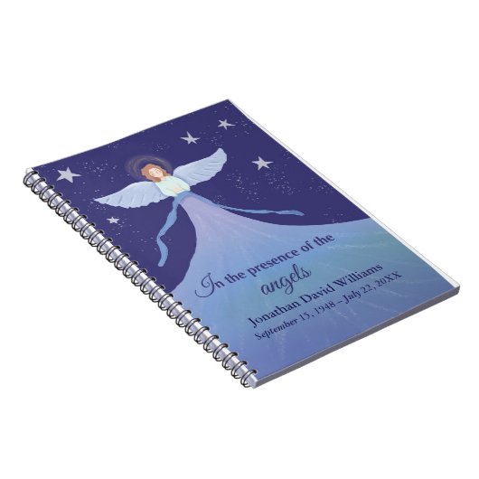 In the Presence of the Angels – Heavenly Remembran Notitieboek (Rechterzijde)