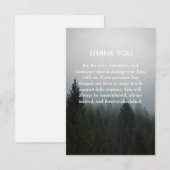 In the quiet stillness of nature bedankkaart (Voorkant / Achterkant)