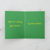 "In the race of life..." #1 Gift Card Kaart (Binnen)