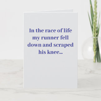 In the race of life... #1 Joke Card Kaart