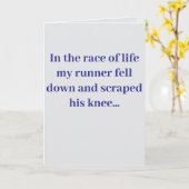 "In the race of life..." #2 Kaart (Gele Bloem)