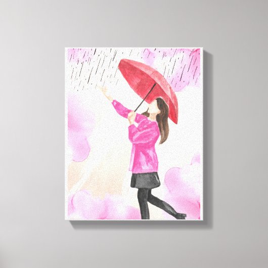 IN THE RAIN CANVAS AFDRUK (Voorkant)