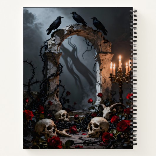 In the Ruins Notitieboek (Achterkant)