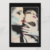 ‘In the Shadows’ Painting on a Small-Scale Print  Kaart (Voorkant)