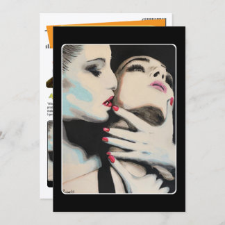 ‘In the Shadows’ Painting on a Small-Scale Print Kaart