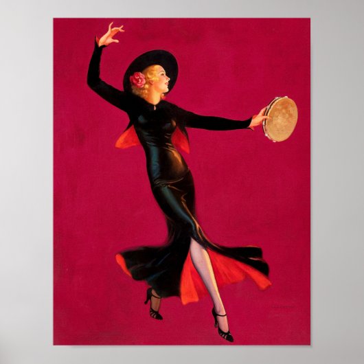 In The Spotlight Painting - Edward Mason Eggleston Poster (Voorkant)