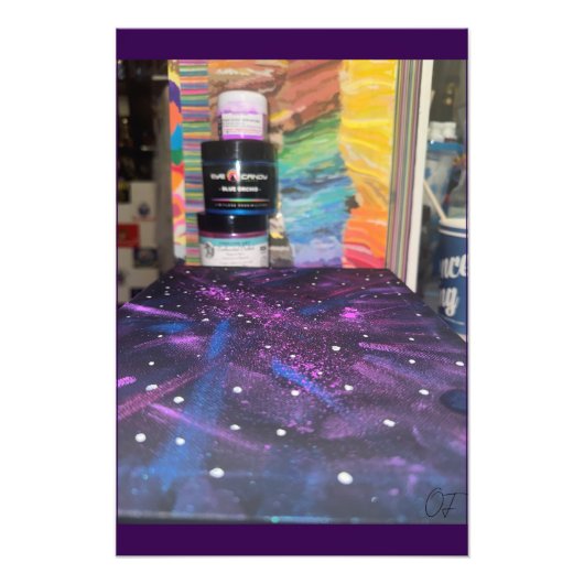 In The Studio With Mica Foto Afdruk (Voorkant)