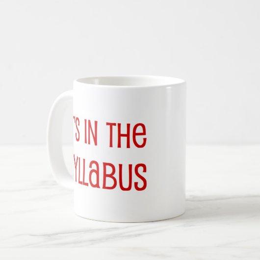 in the syllabus koffiemok (Voorkant links)