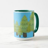 "In the Trees" koffie Mok (Voorkant rechts)