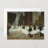 In the Wings at the Opera House, 1889 Briefkaart (Voorkant / Achterkant)