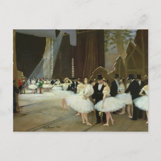 In the Wings at the Opera House, 1889 Briefkaart (Voorkant)