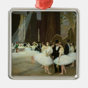 In the Wings at the Opera House, 1889 Metalen Ornament