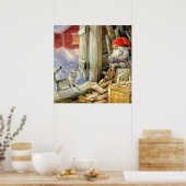 "In the Woodshed" van Jenny Nystrom Poster (Keuken)