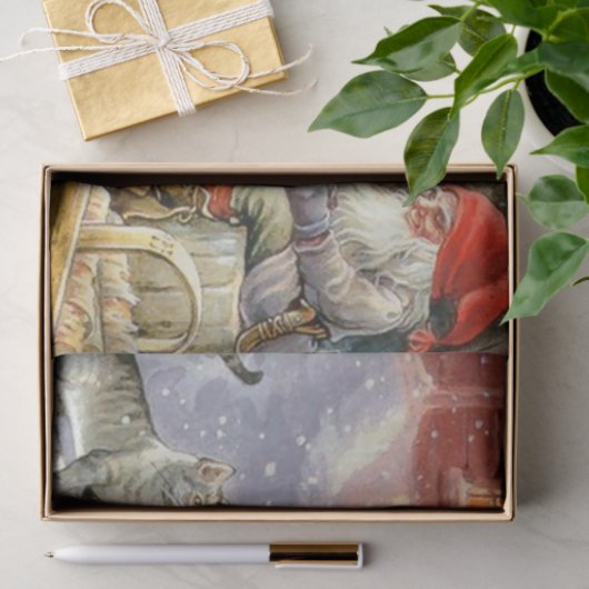 "In the Woodshed" van Jenny Nystrom Tissuepapier (Geschenk)