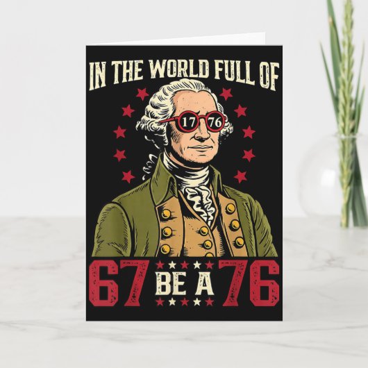 In The World Full Of 67 To Be A 76 George Washingt Kaart (Voorkant)
